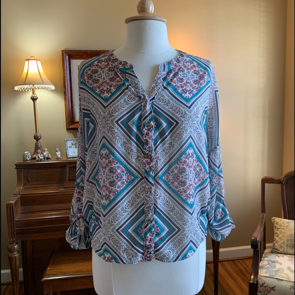 Size L xhilarartion blouse top from Target